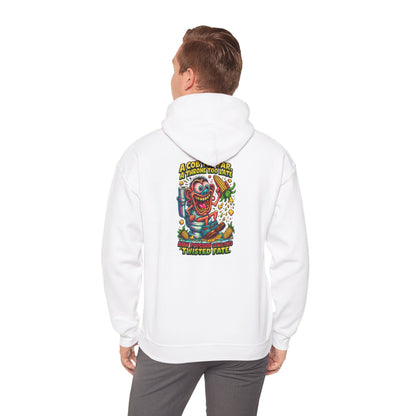 Twisted Fate Clown Hoodie – Retro Horror Skate Graphic Sweatshirt