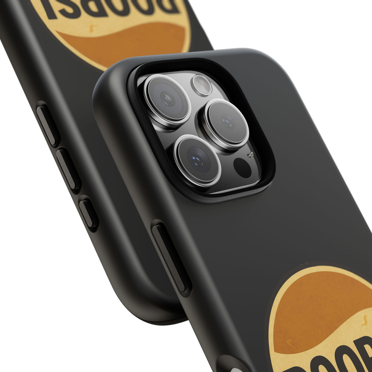 Poopsi Retro Logo Phone Case — Funny Vintage Soda-Inspired iPhone Cover