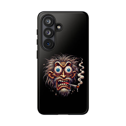 Phone Case — Wild Cartoon Monster Smoking Design