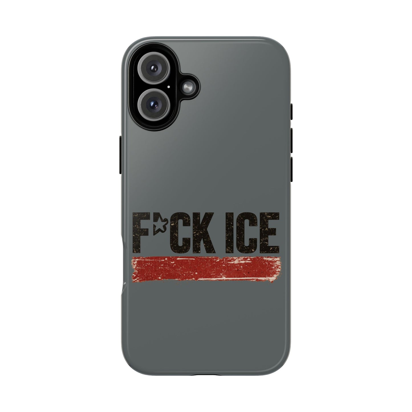 Phone Case - "F*CK ICE" Distressed Protest Design