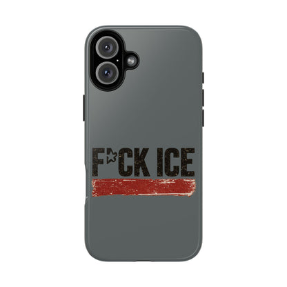 Phone Case - "F*CK ICE" Distressed Protest Design