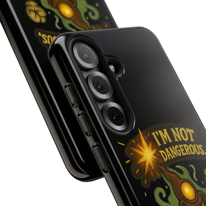 Phone Case — “I’m Not Dangerous, I’m Expressive” Monster Protective Case