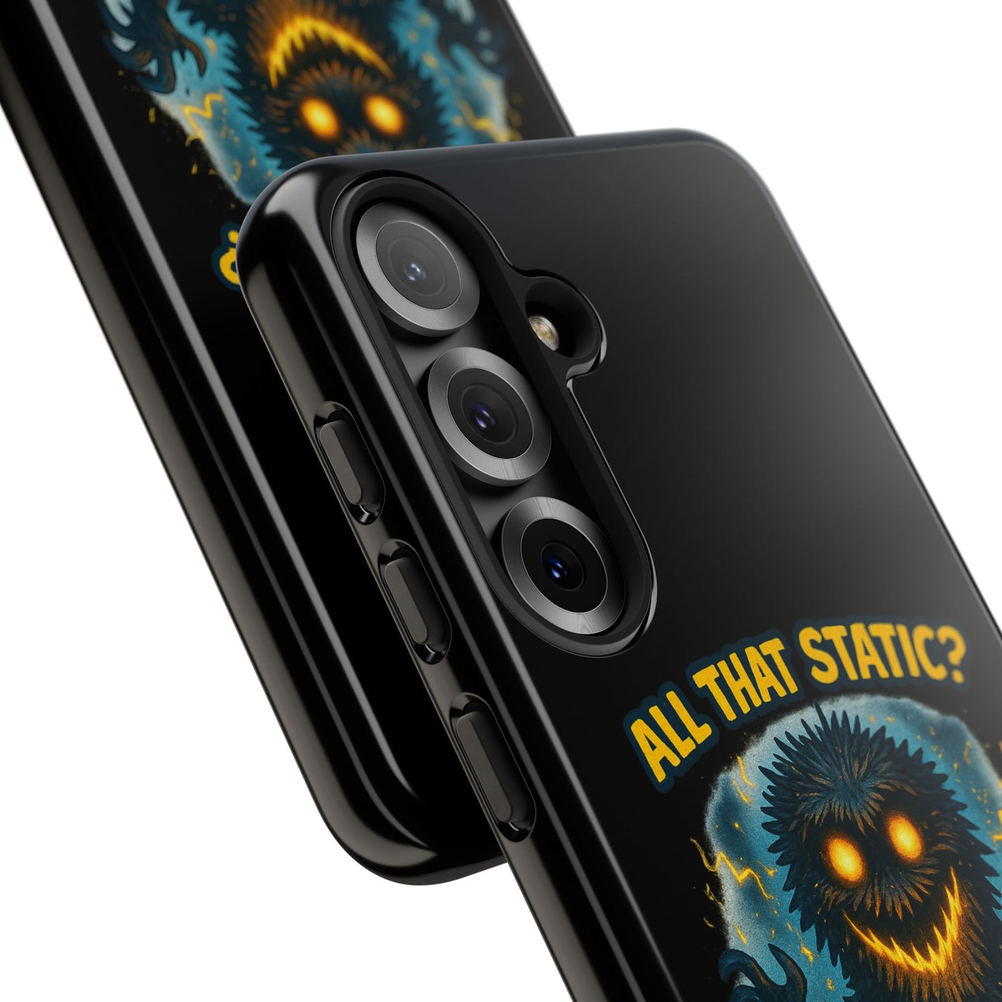 Phone Case — 'All That Static? That's Me Charging Up' Cute Monster Protective Case
