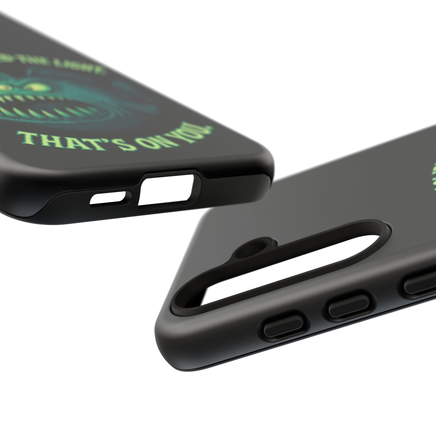 Anglerfish Phone Case – “You Followed The Light, That’s On You” Glow Horror Protective Case