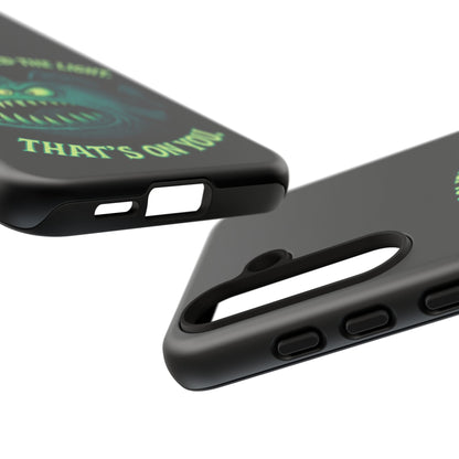 Anglerfish Phone Case – “You Followed The Light, That’s On You” Glow Horror Protective Case