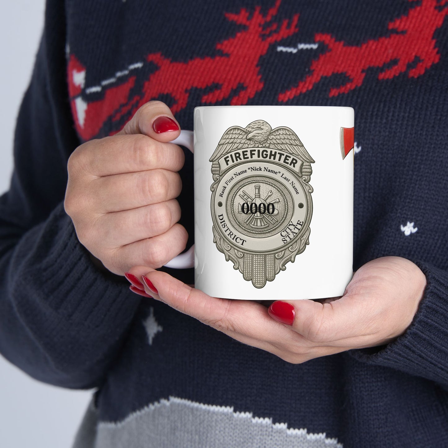 In the Heat of Danger – Firefighter Tribute Mug