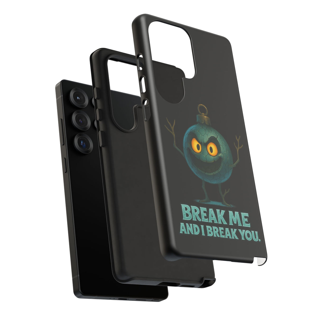 Phone Case — 'Break Me and I Break You' Mischievous Ornament Protective Cover