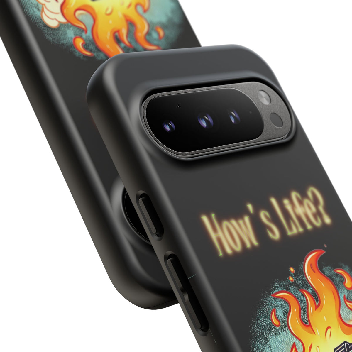 How's Life? Flaming Dumpster Phone Case