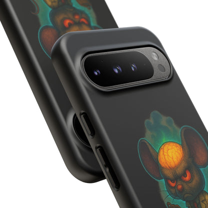 Phone Case — 'You'll Be Cheese in the Simulation' Angry Detective Mouse Graphic
