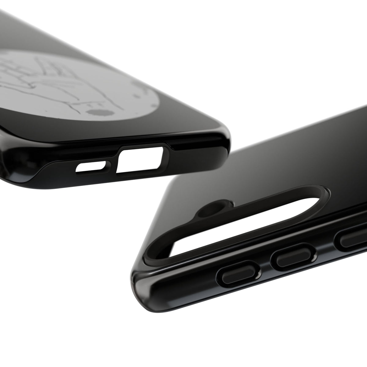 Spock Live Long Phone Case — Vulcan Salute Moon Graphic