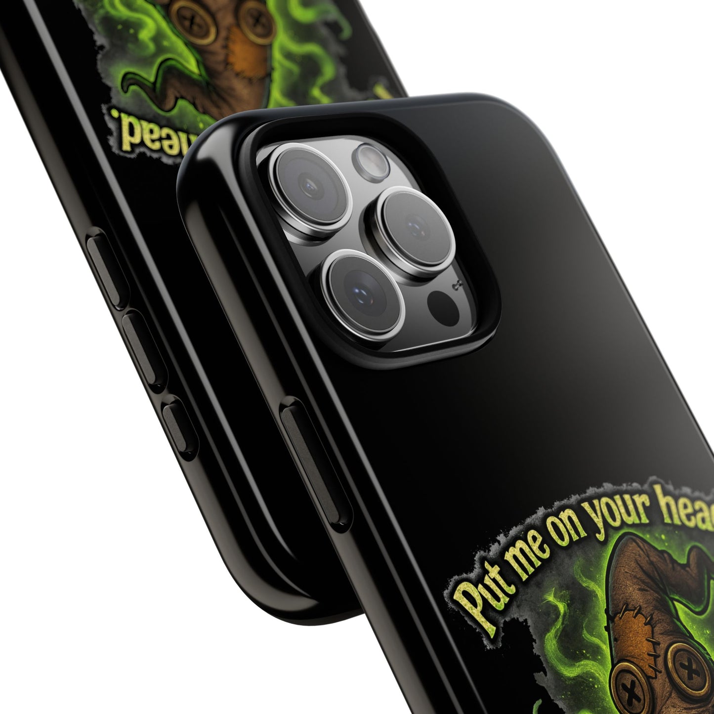 Phone Case — 'Put Me On Your Head, I Double Dare You' Witch Hat Horror Design