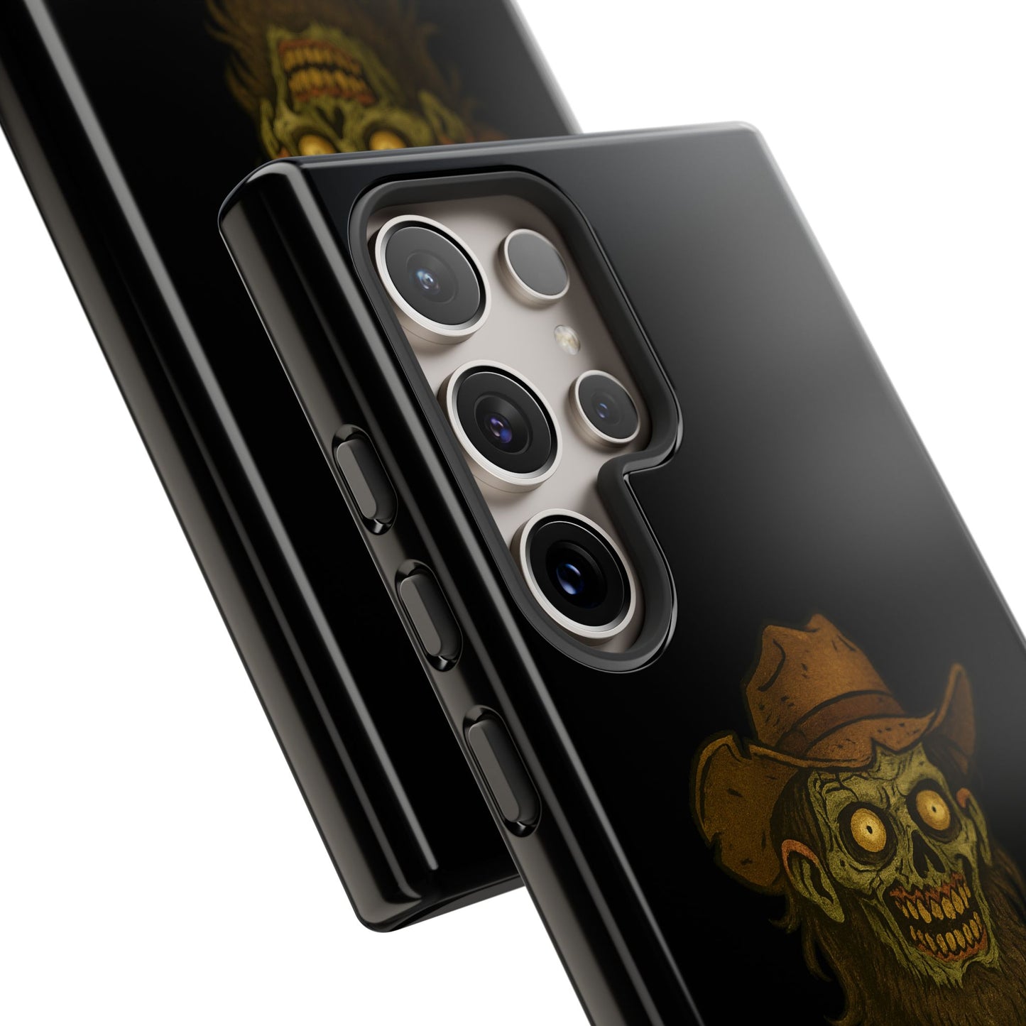 Zombie Cowboy Phone Case — "Ain't No Grave Gonna Hold This Yeehaw" Protective iPhone Cover
