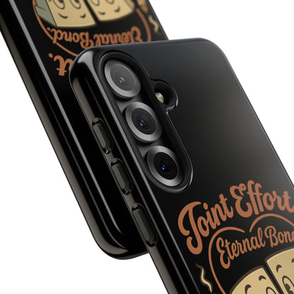 Phone Case — "Joint Effort Eternal Bond" Retro Cannabis Matchstick Design
