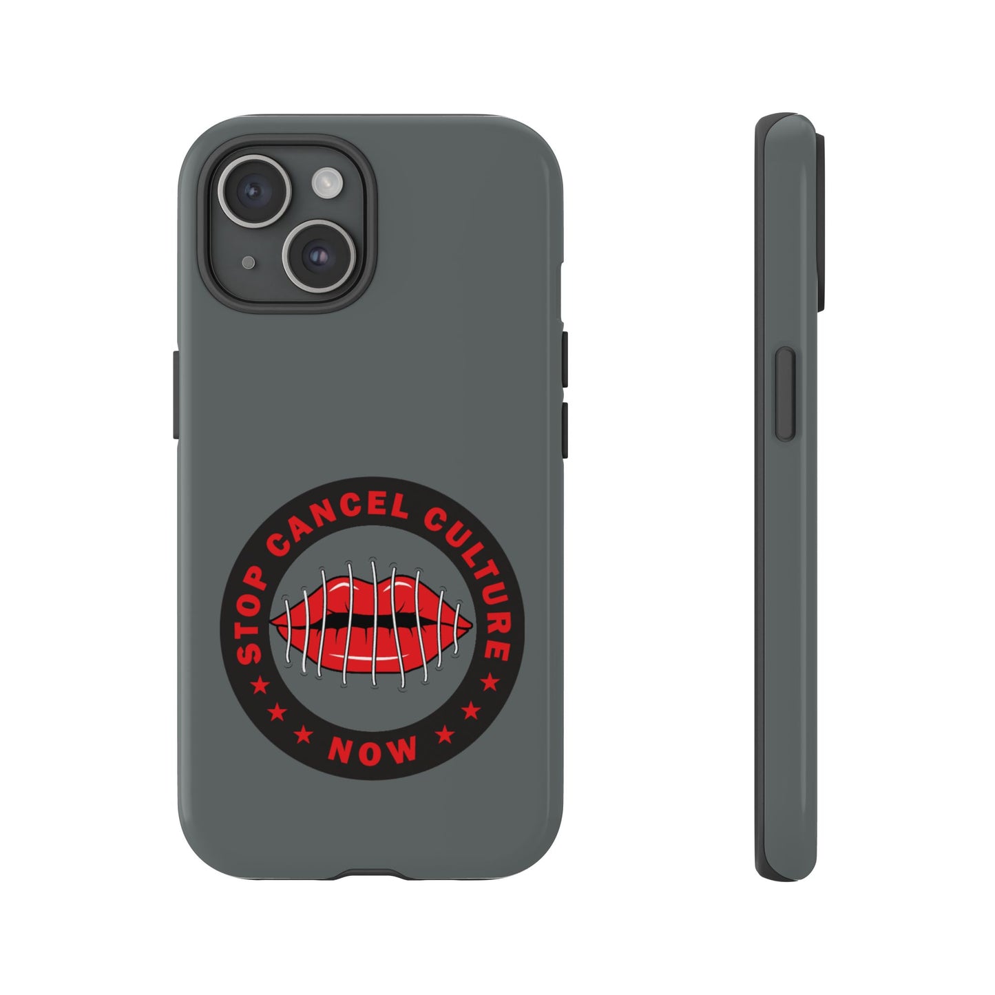 Phone Case — "Stop Cancel Culture Now" Graphic Tough Protective Case