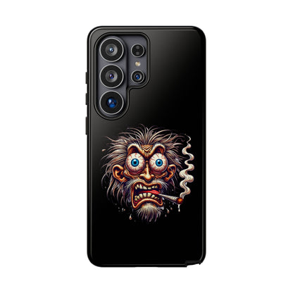 Phone Case — Wild Cartoon Monster Smoking Design