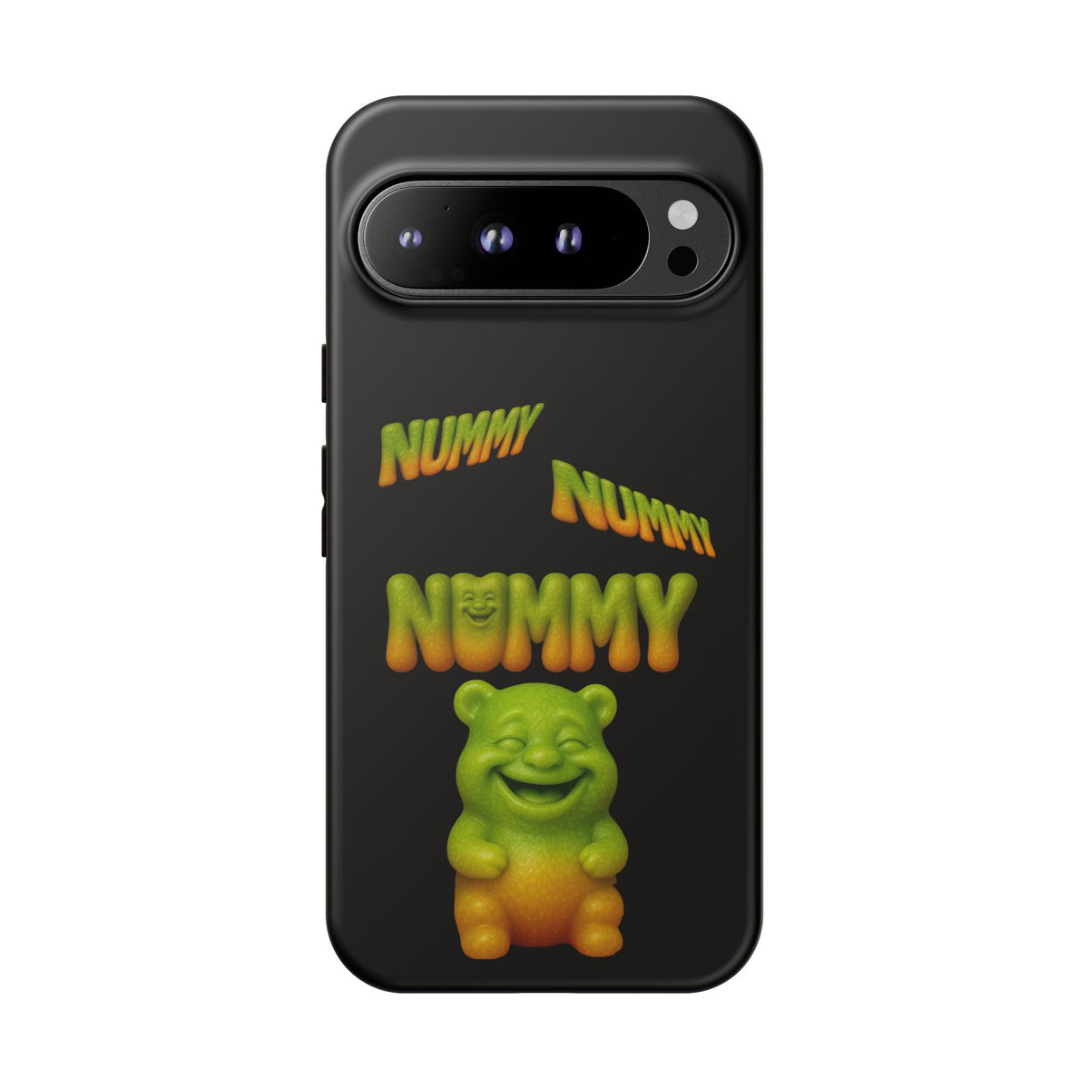 Nummy Gummy Phone Case — Cute Retro Green Gummy Bear Protective Case