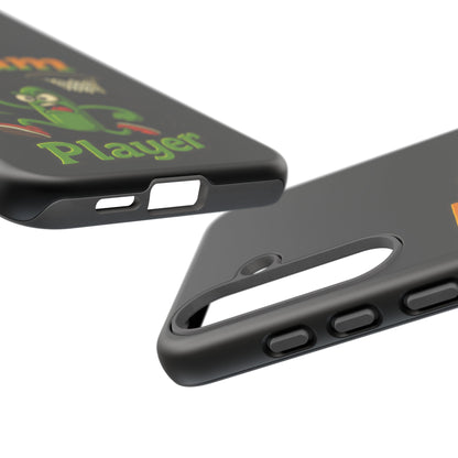 Team Player Basketball Phone Case — Cute Cartoon Pickle Dunk Phone Cover