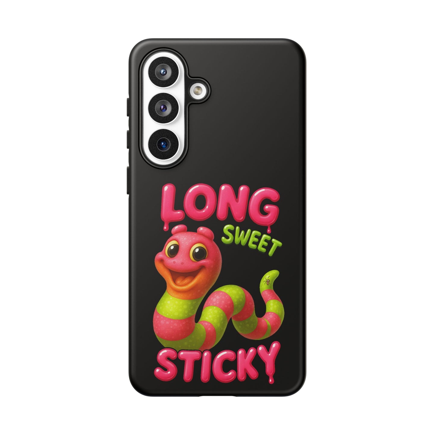 Phone Case — "Long Sweet Sticky" Cute Candy Snake Protective Case