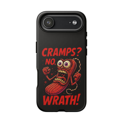 Phone Case — "Cramps? No, Wrath!" Retro Hot-Pepper Graphic