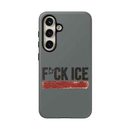 Phone Case - "F*CK ICE" Distressed Protest Design
