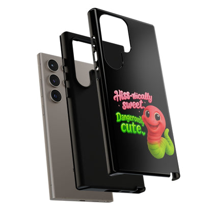 Phone Case — "Hiss-tically Sweet, Dangerously Cute" Worm Design