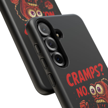 Phone Case — "Cramps? No, Wrath!" Retro Hot-Pepper Graphic