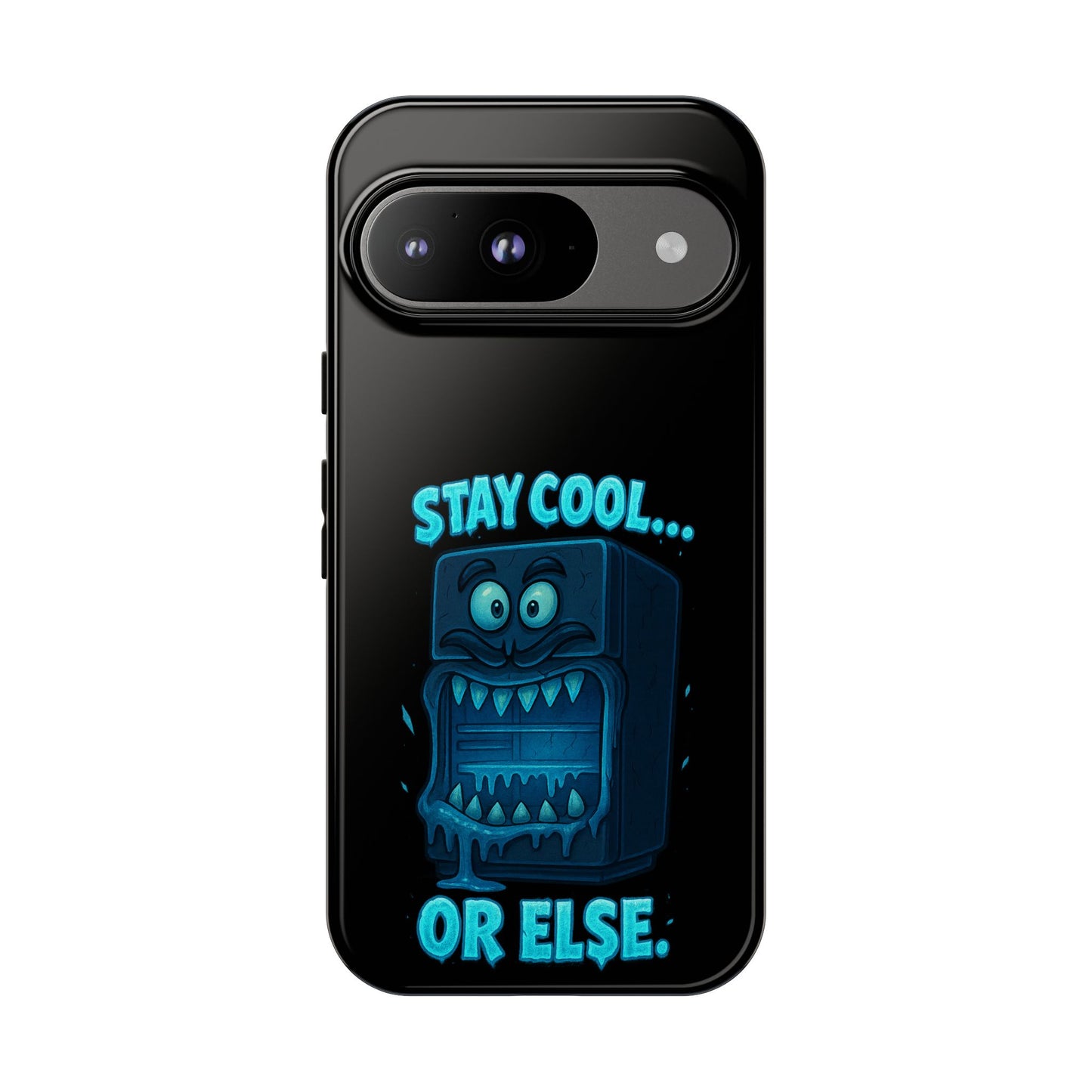 Stay Cool... Or Else. Phone Case — Neon Monster Protective iPhone Cover