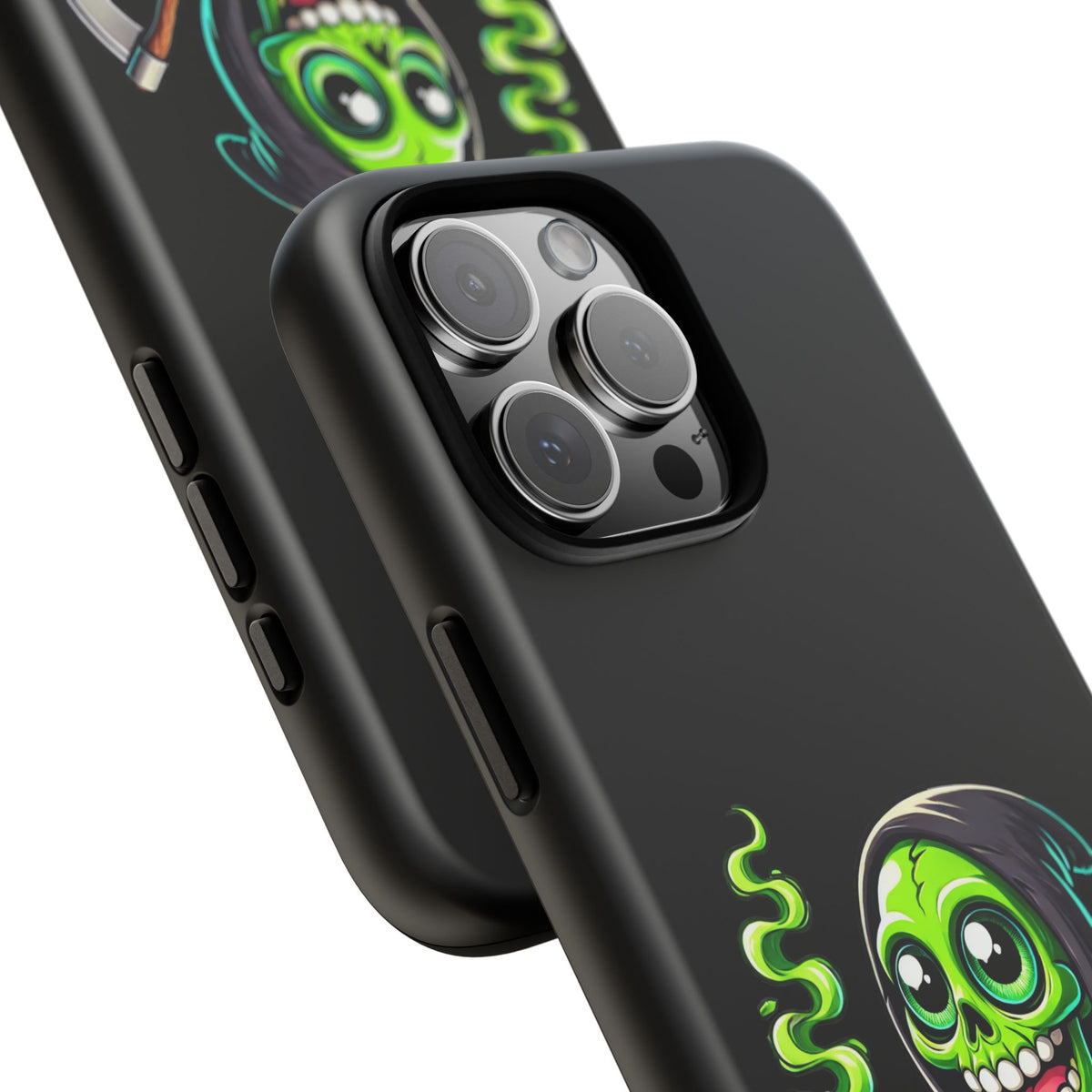 Grinning Green Reaper Phone Case