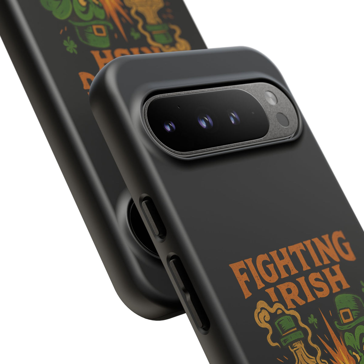 Phone Case — "Fighting Irish: Luck Ran Out, Fists Didn’t" St. Patrick’s Protective Cover