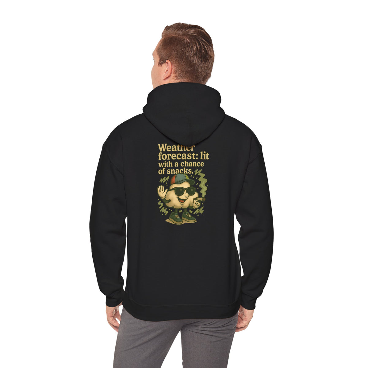 Lit Forecast Hoodie – Chance of Snacks Edition