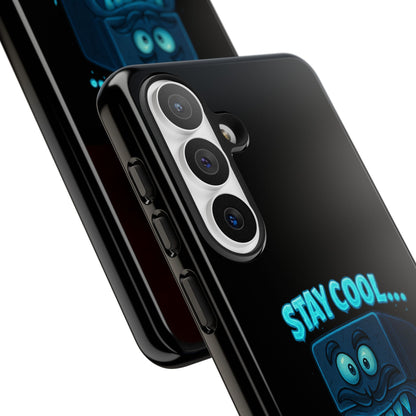 Stay Cool... Or Else. Phone Case — Neon Monster Protective iPhone Cover
