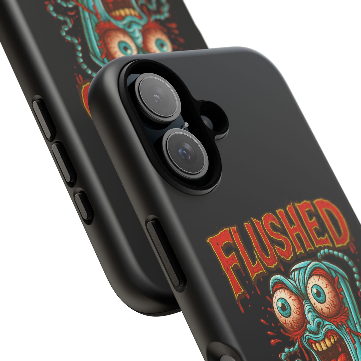 Phone Case — "Flushed But Not Forgotten" Horror Graphic iPhone Cover