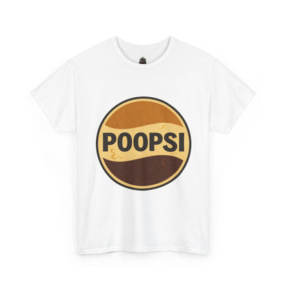 POOPSI logo tee | Retro soda parody shirt