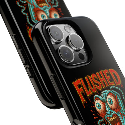 Phone Case — "Flushed But Not Forgotten" Horror Graphic iPhone Cover