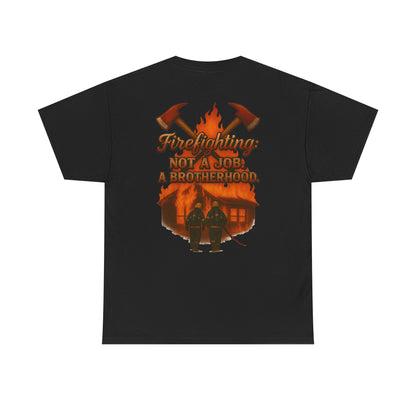 Brotherhood in the Fire – Firefighter Unity Tee