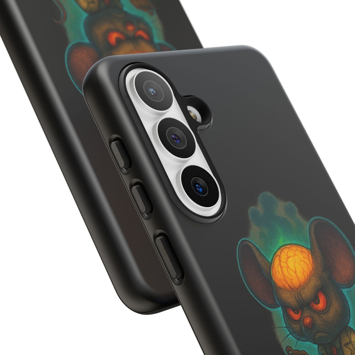 Phone Case — 'You'll Be Cheese in the Simulation' Angry Detective Mouse Graphic