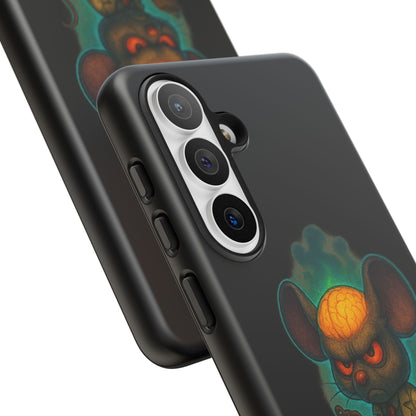 Phone Case — 'You'll Be Cheese in the Simulation' Angry Detective Mouse Graphic