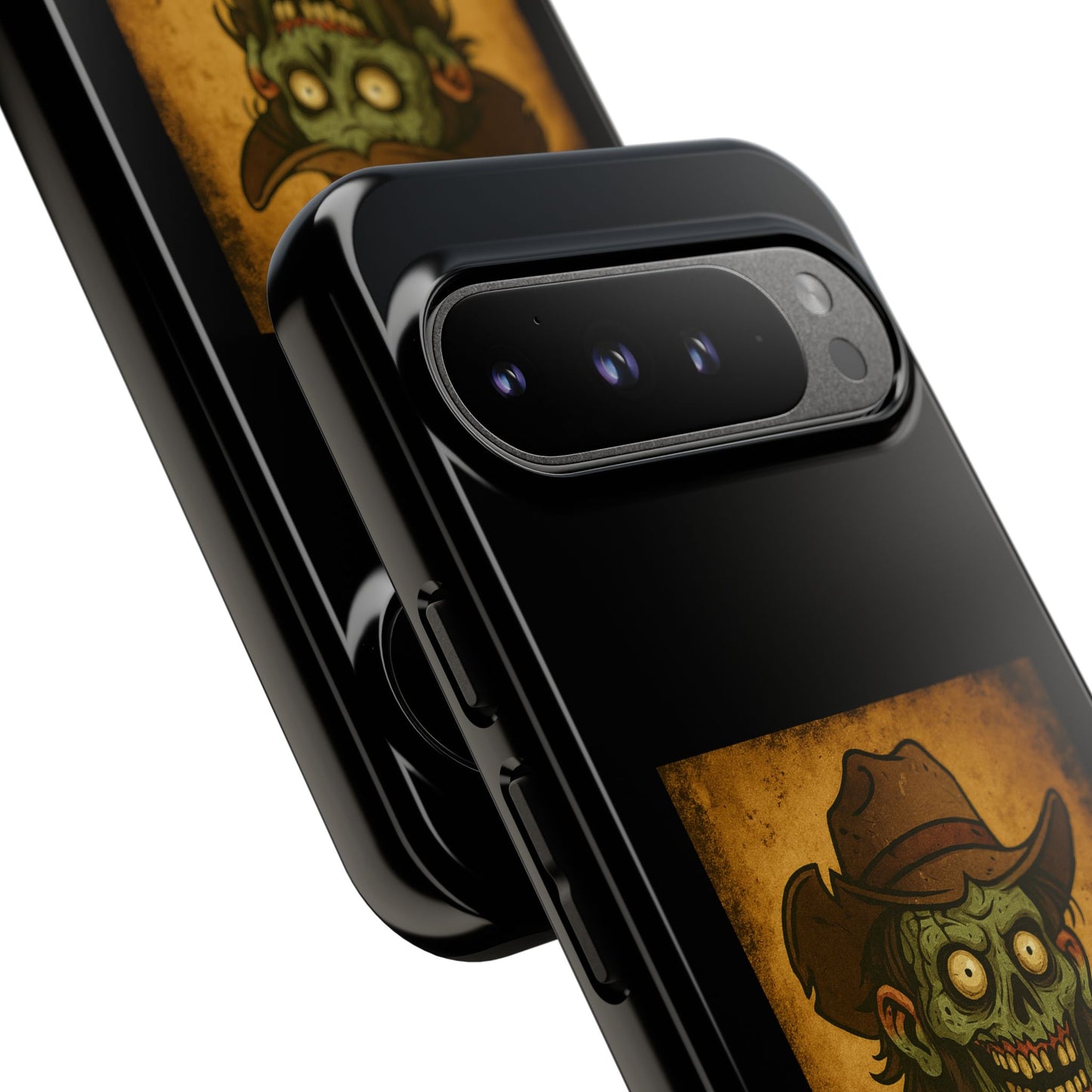 Zombie Cowboy Phone Case — "Ain't No Grave Gonna Hold This Yeehaw" Protective iPhone Cover