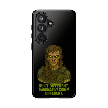 Phone Case — "Built Different, Radioactive Kind of Different" Mutant Design