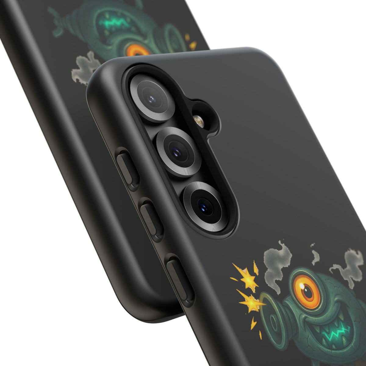 Phone Case — Cute Zombie Blaster Design with "I See You... And Now You're Toast"