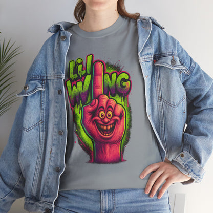 Lil’ Wang – Happy Middle Finger Monster Tee