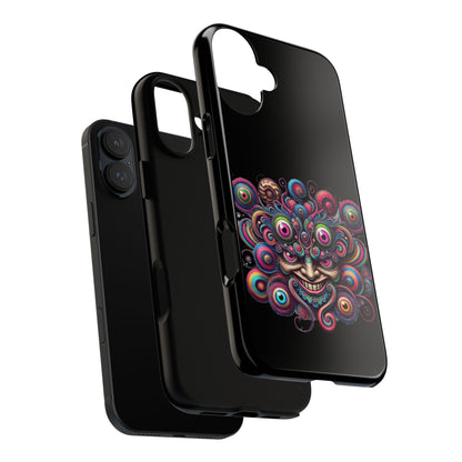 Psychedelic Smiling Eye Cluster Phone Case