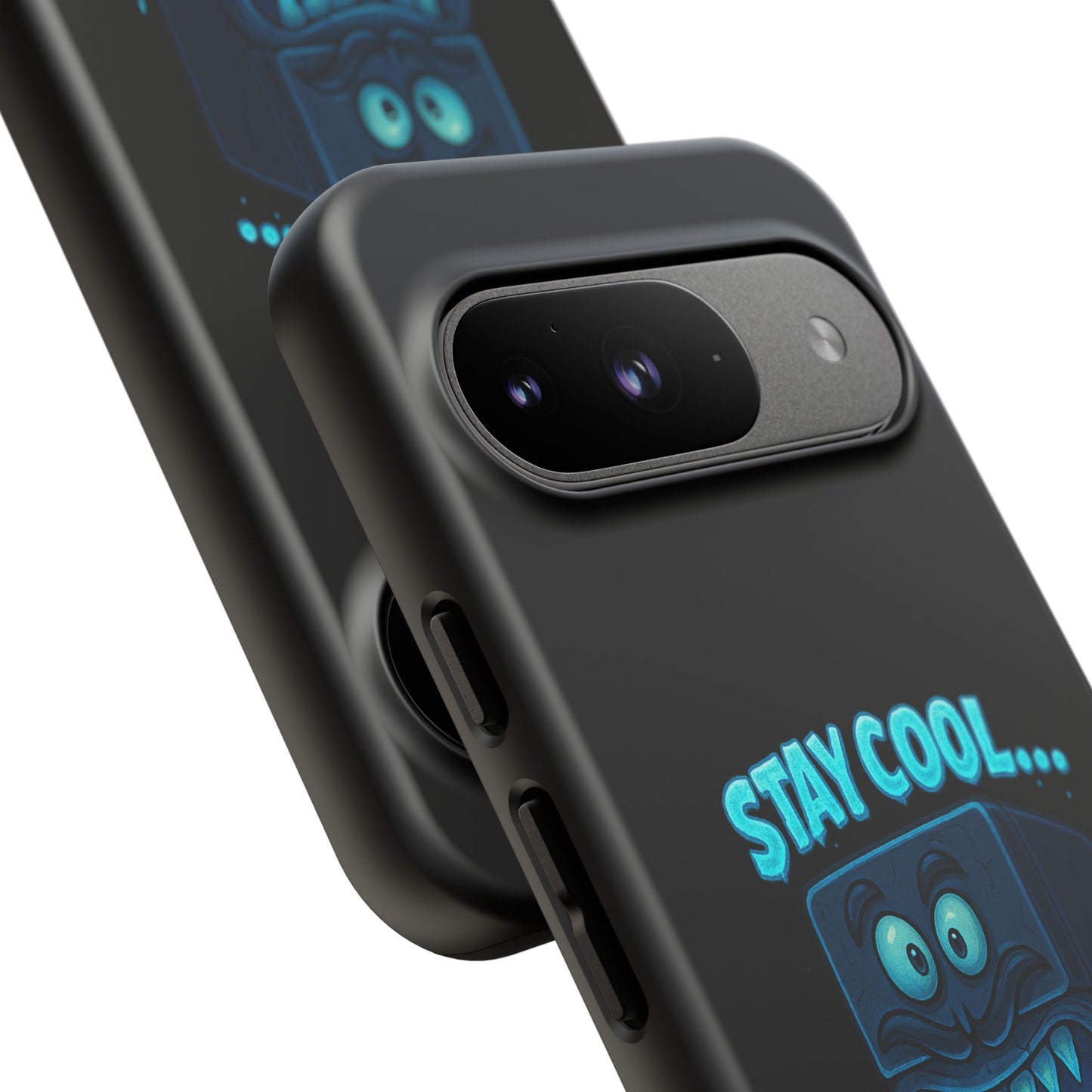 Stay Cool... Or Else. Phone Case — Neon Monster Protective iPhone Cover