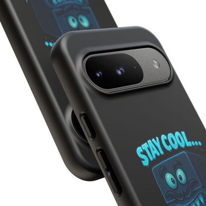 Stay Cool... Or Else. Phone Case — Neon Monster Protective iPhone Cover