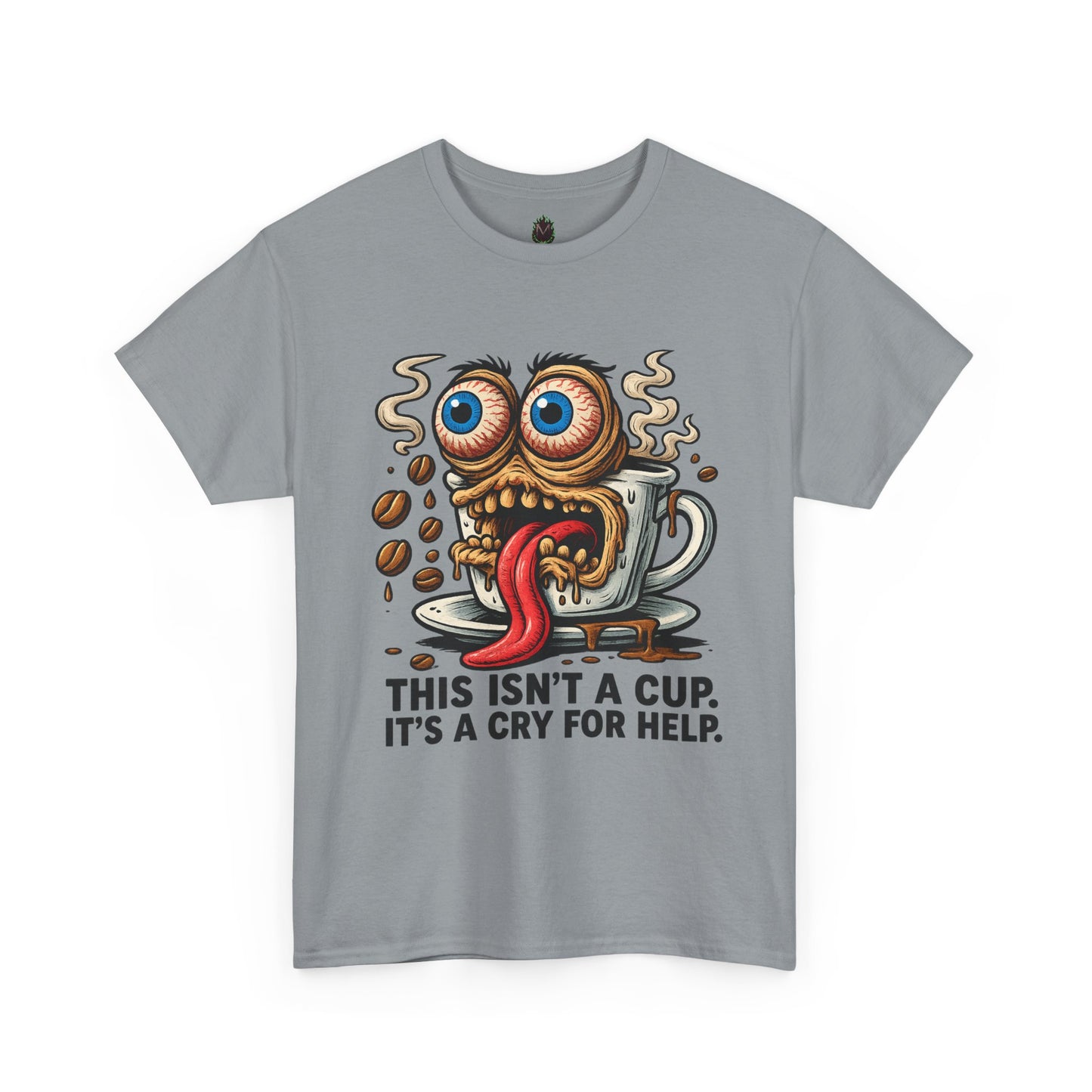 Cry for Help – Coffee Zombie Tee