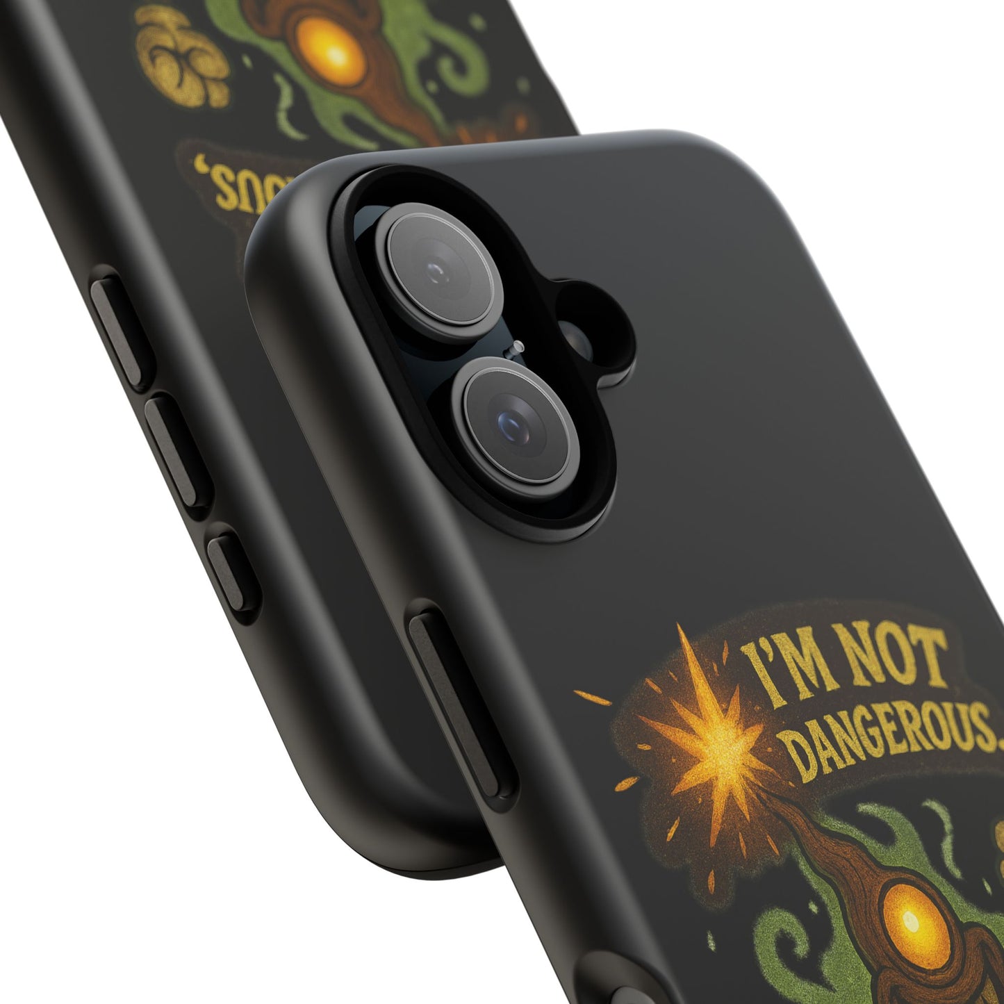 Phone Case — “I’m Not Dangerous, I’m Expressive” Monster Protective Case