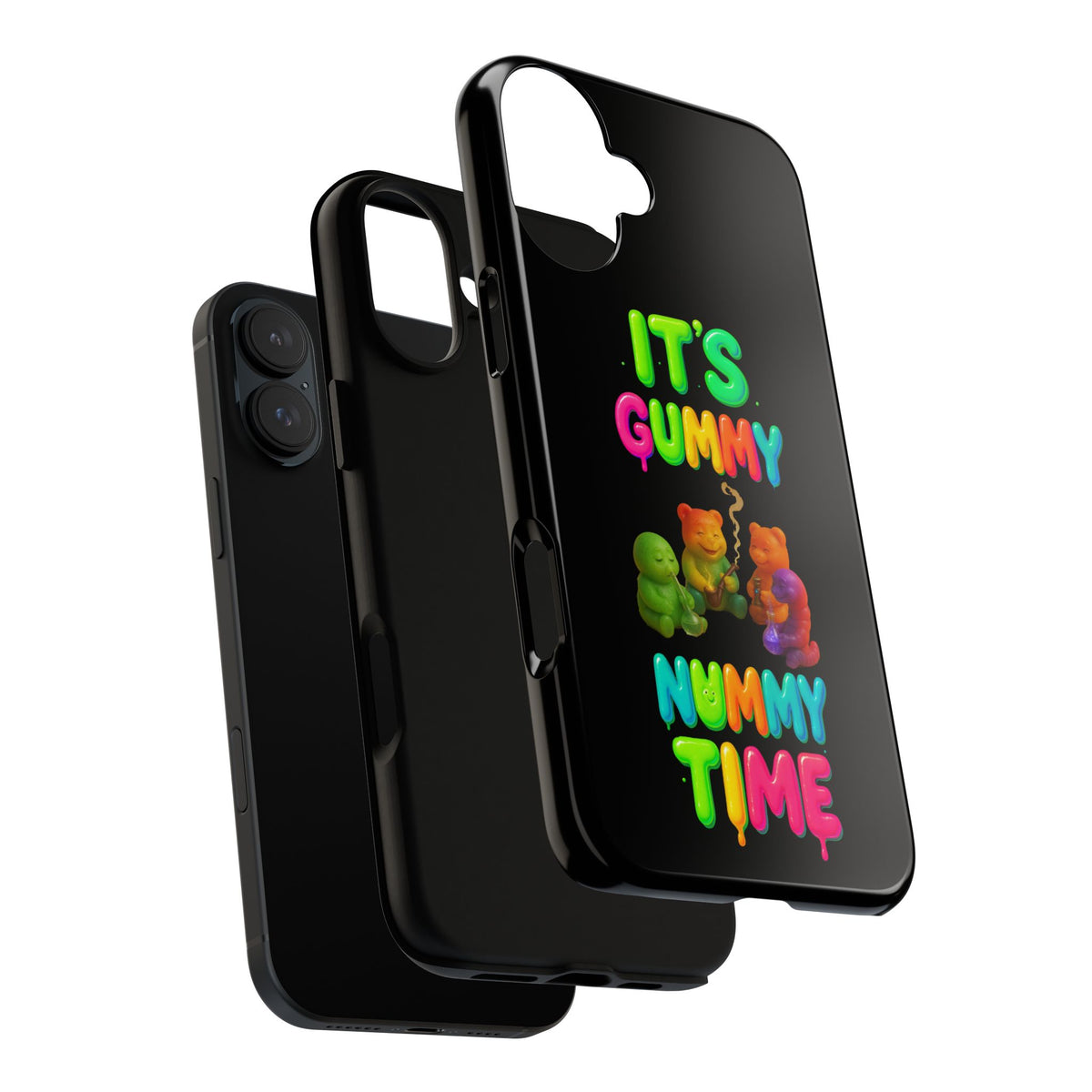 It's Gummy Nummy Time Phone Case — Colorful Gummy Bears Protective Case