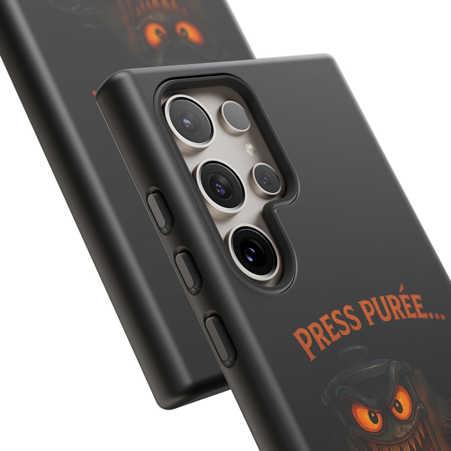 Phone Case - 'Press Purée...and Pray' Halloween Horror Protective Cover