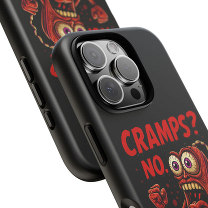 Phone Case — "Cramps? No, Wrath!" Retro Hot-Pepper Graphic