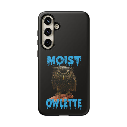 Moist Owlette Phone Case — Funny Owl Graphic Protective Case